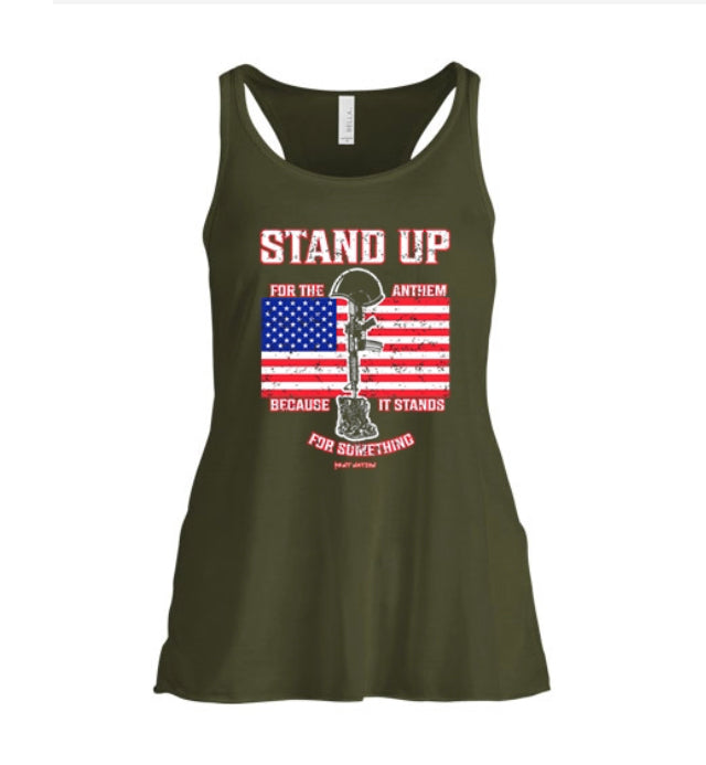 Stand Up For The Anthem Women's Tank Top