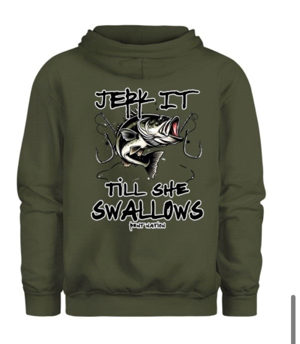 Jerk It Till She Swallows Men's Hoodie