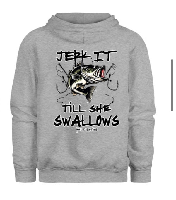 Jerk It Till She Swallows Men's Hoodie