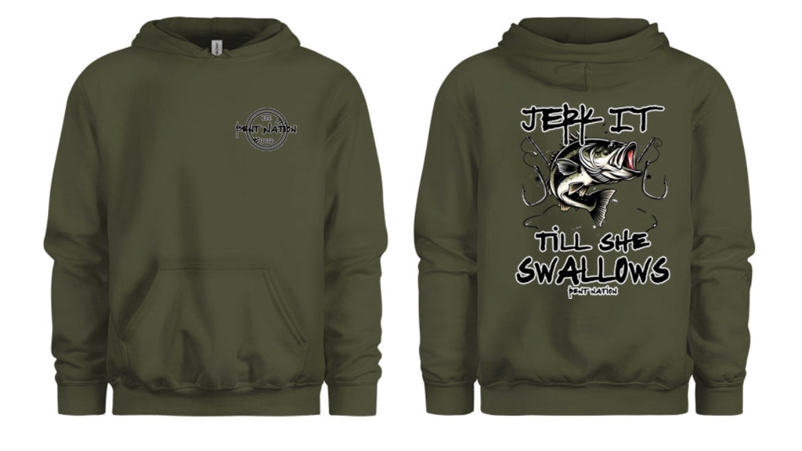 Jerk It Till She Swallows Men's Hoodie