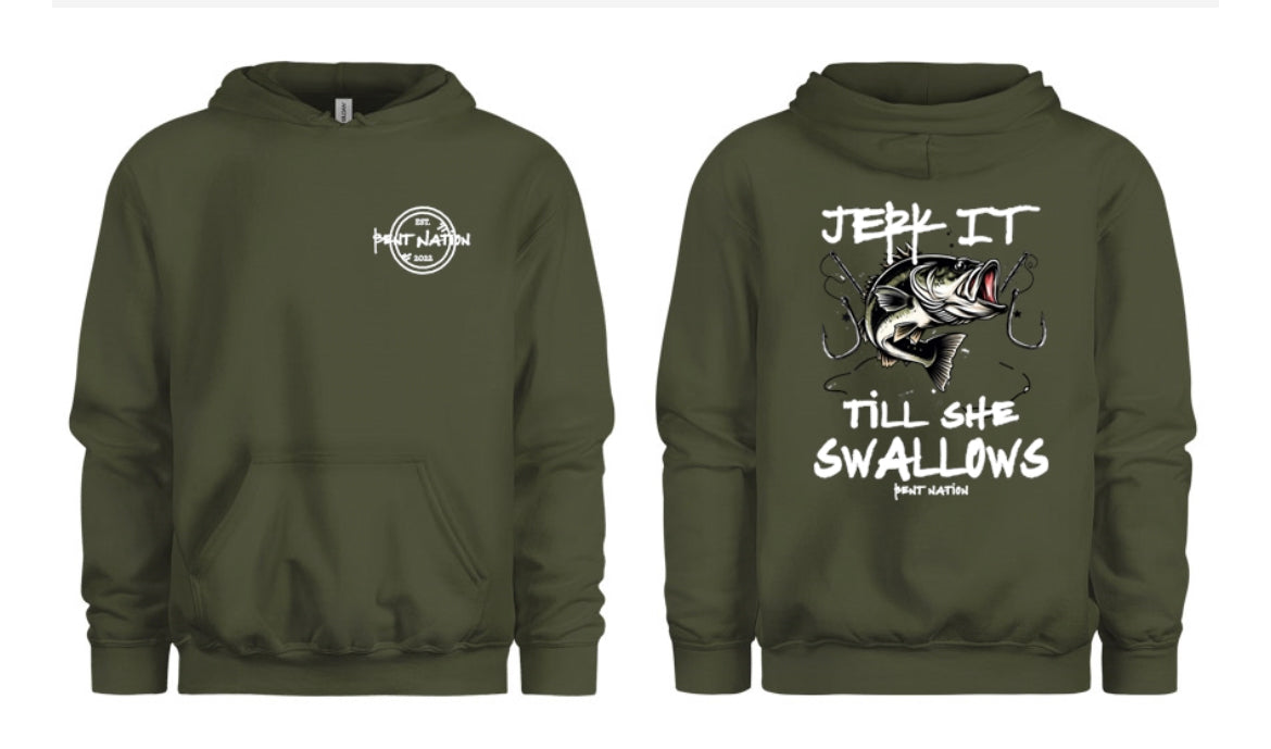 Jerk It Till She Swallows Men's Hoodie