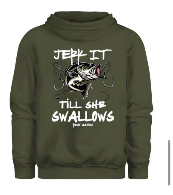 Jerk It Till She Swallows Men's Hoodie