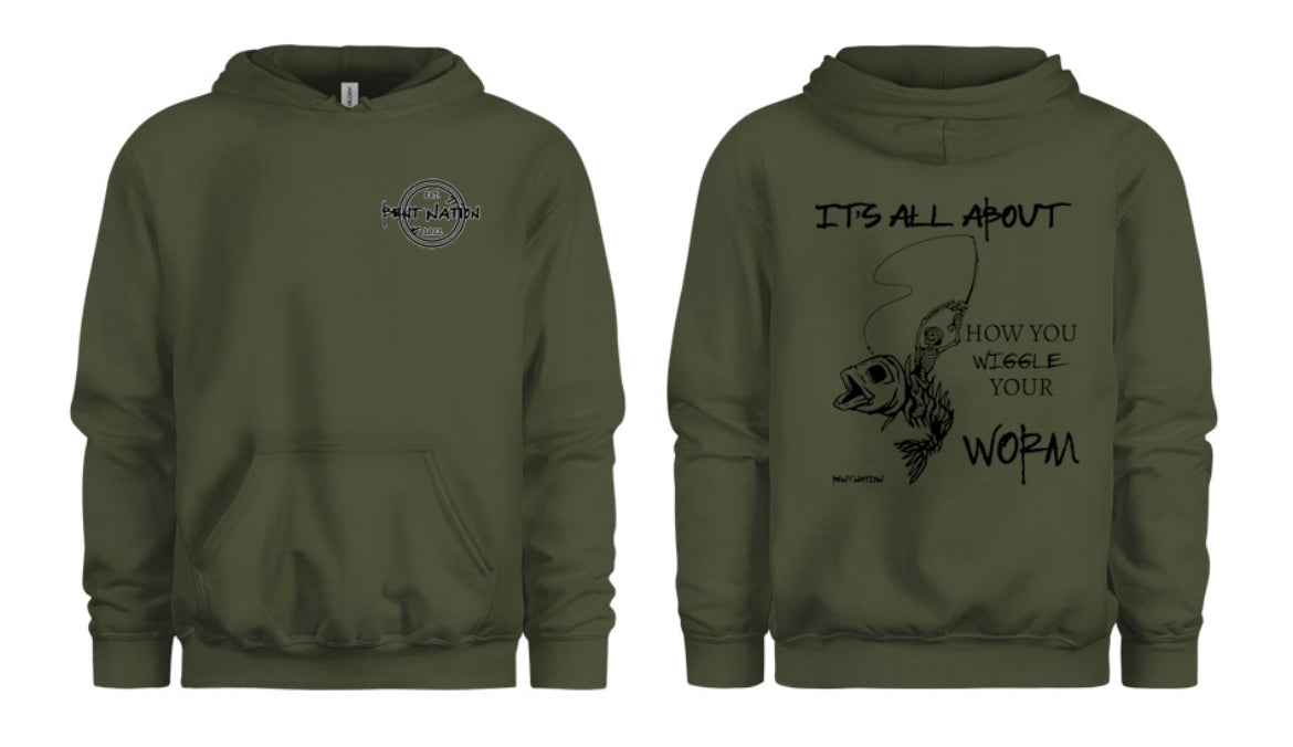 How You Wiggle Your Worm Men's Hoodie