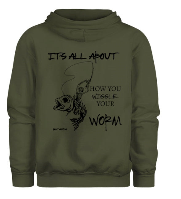 How You Wiggle Your Worm Men's Hoodie