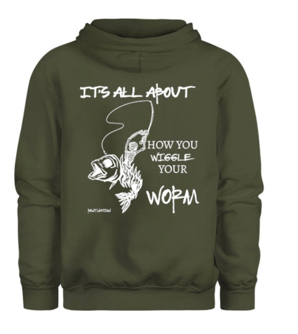 How You Wiggle Your Worm Men's Hoodie