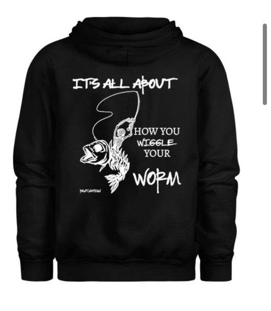 How You Wiggle Your Worm Men's Hoodie