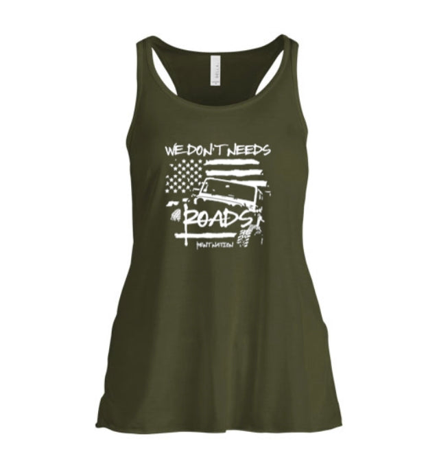 We Don't Need Roads Women's Tank Top