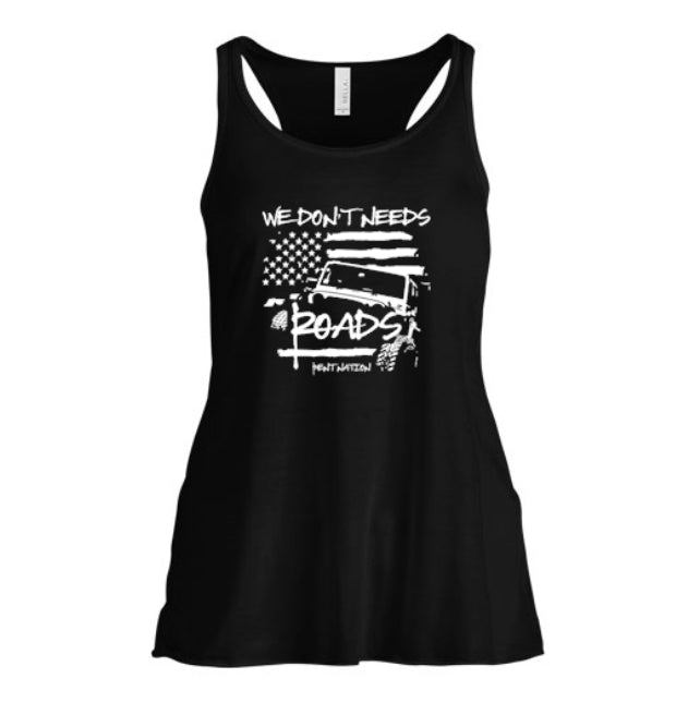 We Don't Need Roads Women's Tank Top