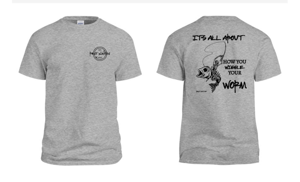 How You Wiggle Your Worm Men's T-Shirt