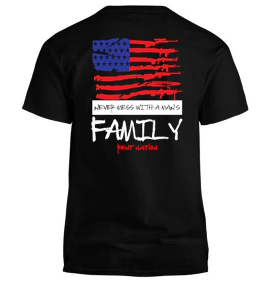 Never Mess with a Man's Family Men's T-Shirt