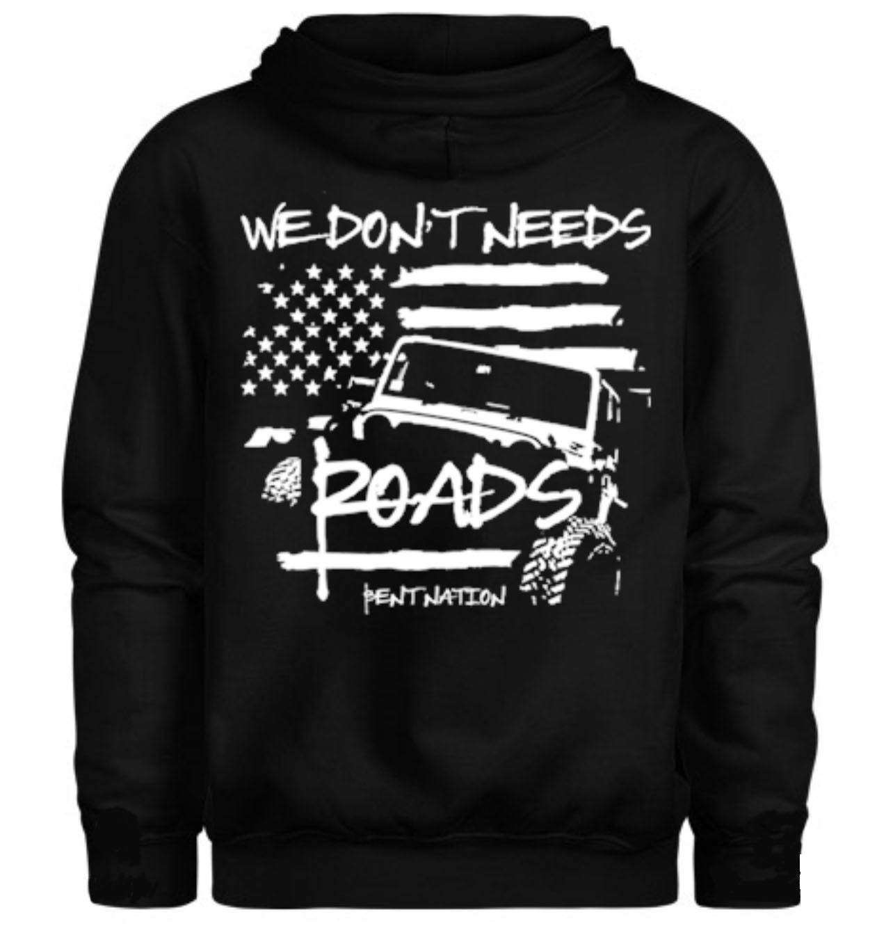 We Don't Need Roads Men's Hoodie