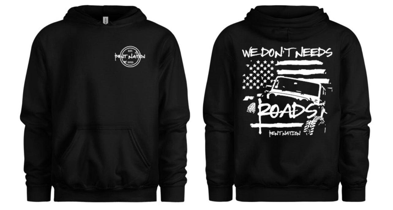 We Don't Need Roads Men's Hoodie