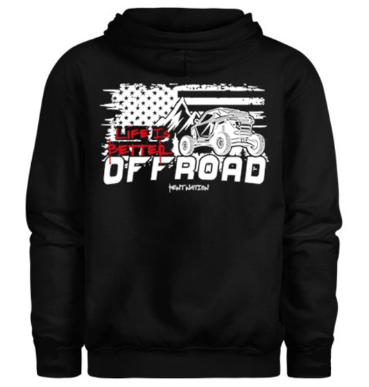 Life Is Better Off Road Men's Hoodie