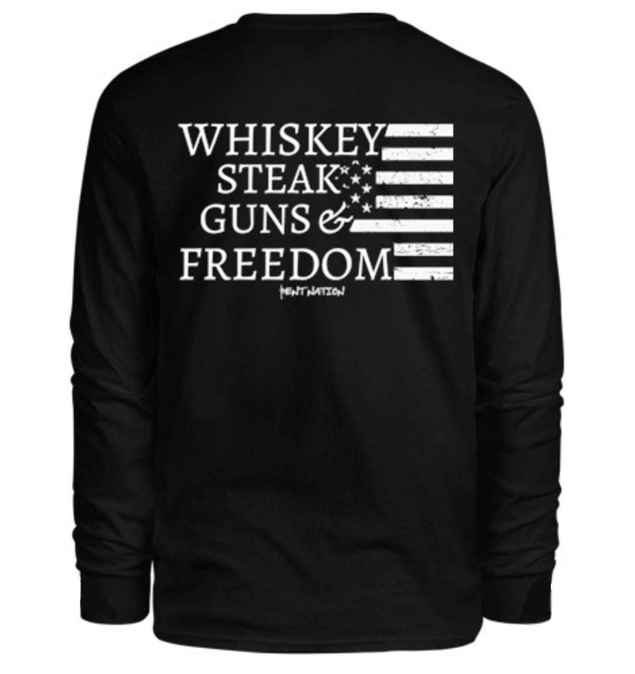 Steak, Guns & Freedom Men's Long Sleeve Shirt