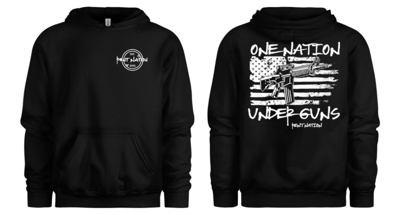 One Nation Under Guns Men's Hoodie